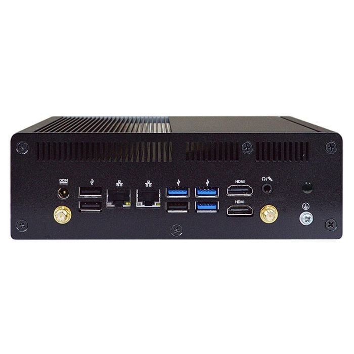 Intel Celeron J6412 Elkhart Lake Fanless Embedded Computer